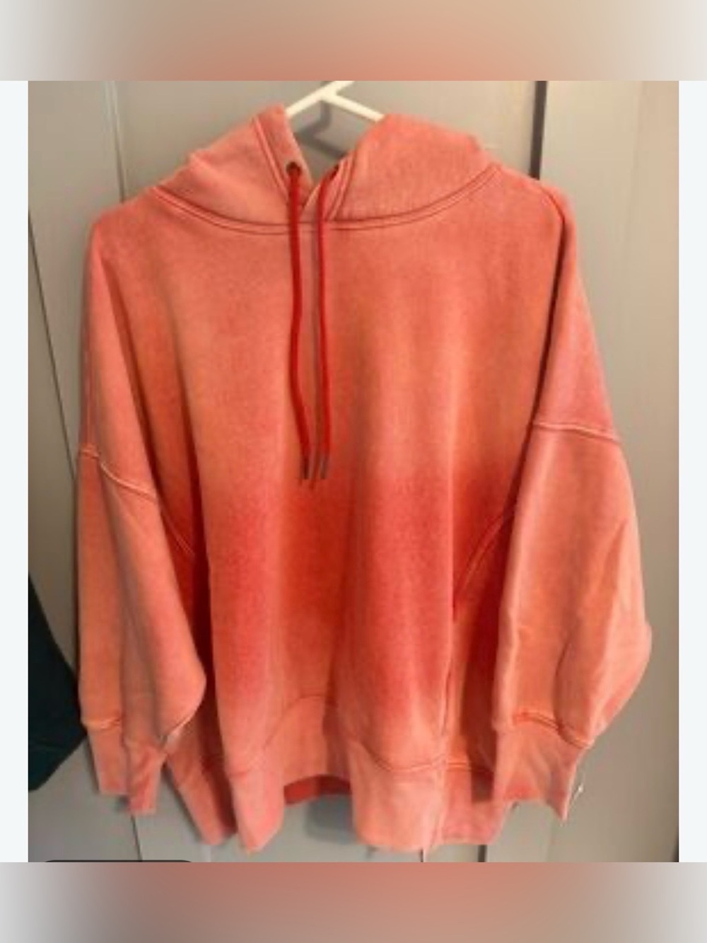 FP Movement Sprint To The Finish Hoodie in Faded Coral scarlet